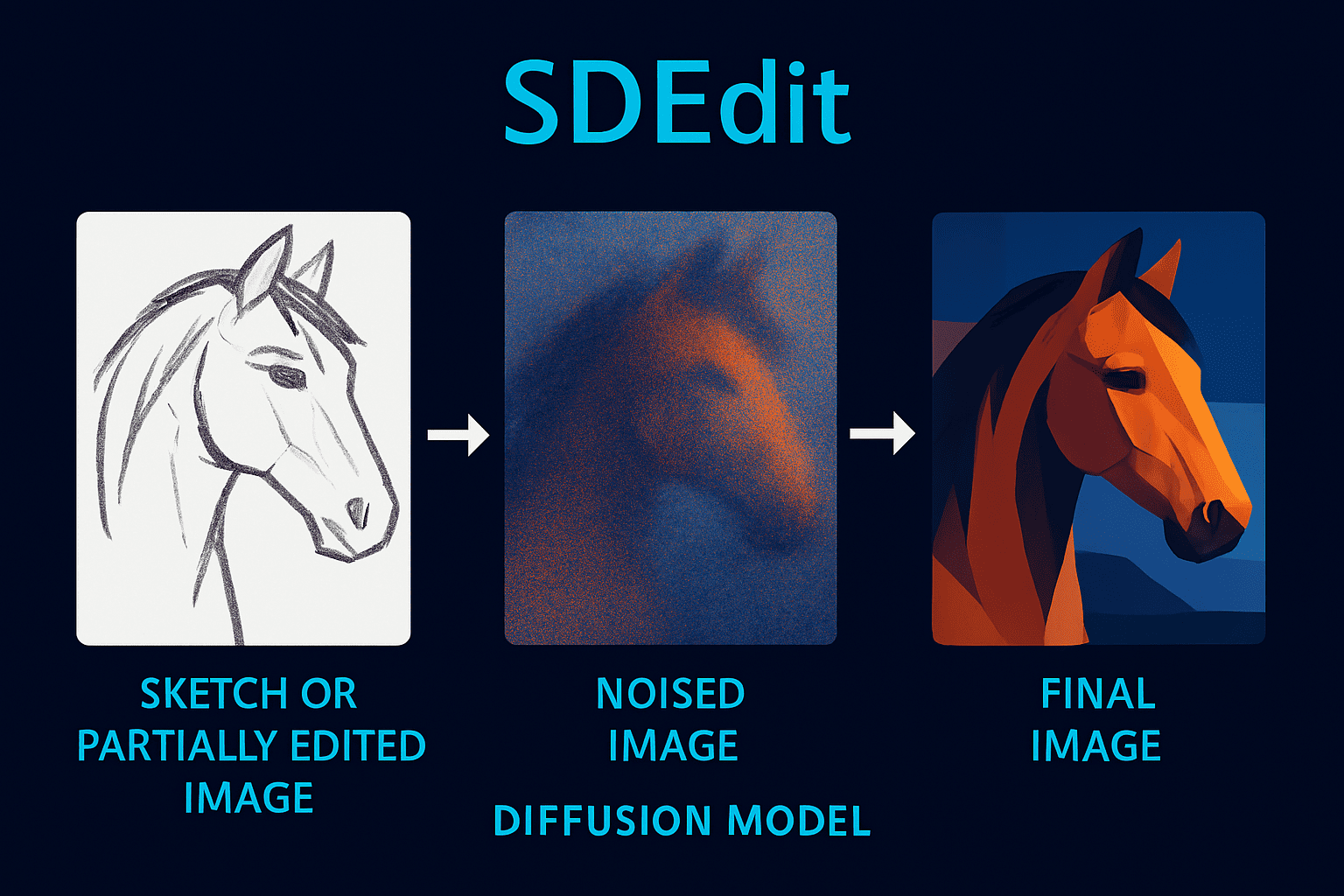 SDEdit: Guided Image Synthesis and Editing with Stochastic Differential Equations